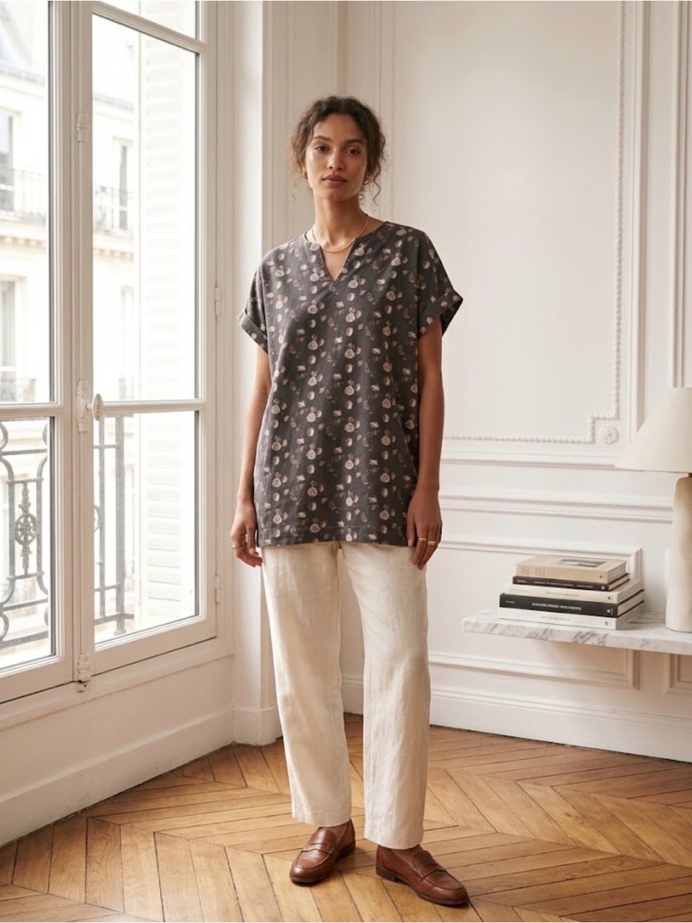 SBJ Austin Floral Maya Boxy Dress